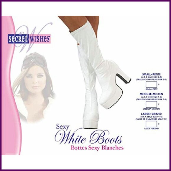 Thigh-High Stiletto Boots, Patent Leather, Side Zipper, Costume Footwear - Picture 5 of 5